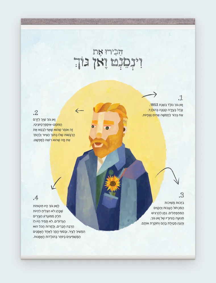 עמוד היכרות עם ואן גוך